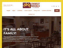 Tablet Screenshot of familybagels.com